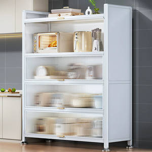 Estante Escurridor Metálico de 5 Niveles Tipo Cajón para Cocina, Organizador de Platos y Cubiertos - Product Image 6