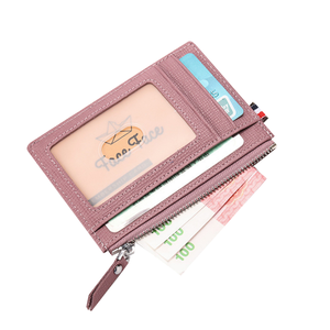 <span class=keywords><strong>Portafoglio</strong></span> da <span class=keywords><strong>donna</strong></span> in pelle Saffiano sottile personalizzato con carta di credito RFID porta carte <span class=keywords><strong>donna</strong></span> - Product Image 2