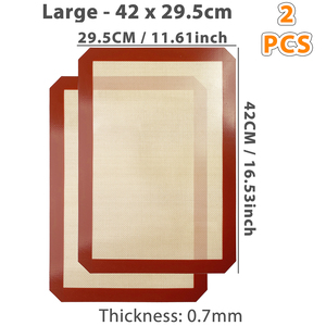 <span class=keywords><strong>Tapis</strong></span> <span class=keywords><strong>de</strong></span> <span class=keywords><strong>cuisson</strong></span> rectangulaire en <span class=keywords><strong>silicone</strong></span> <span class=keywords><strong>de</strong></span> qualité alimentaire avec impression personnalisée <span class=keywords><strong>pour</strong></span> la cuisine domestique - Product Image 5