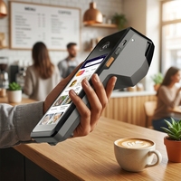 Terminal POS Portátil Android 11 4G con 16GB de ROM, GMS, Impresora Térmica 58 y Escáner de Código de Barras 2D para Gestión de Inventario