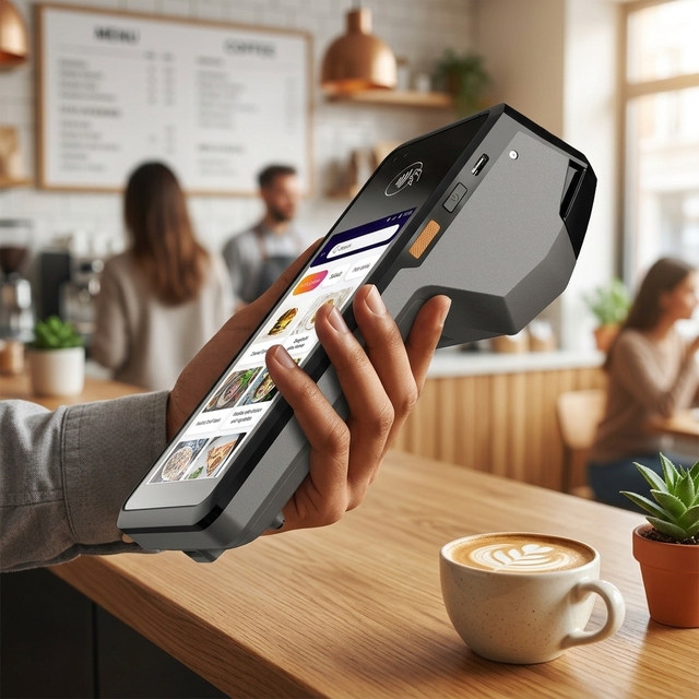 Android 11 4G Handheld POS Terminal 16GB ROM with GMS 58 Thermal Printer & 2D Barcode Scanner for Inventory Management Handheld
