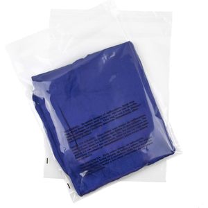 Poly <b>Bags</b> 11x14 Inches Three Side Seal Heavy Duty Plastic With Suffocation Warning 200 <b>Pack</b> - Product Image 1