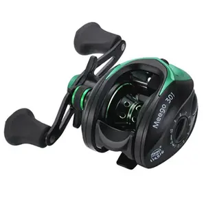 2024 Hot customized Wheel Baitcasting Reel baitcast casting 10KG Drag Fresh Carp Reel Fishing Pesca Saltwater Sea Fishing Reel