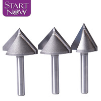 Startnow Foutil CNC 5PCS 3D Foutil de broyage acrylique PVC bois dur MDF Foutil CNC Foutil de broyage Foutil de broyage