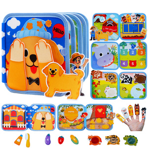 2026 New Early Educational Activity Books Montessori <strong>Farm</strong> <strong>Animal</strong> Busy Book &amp; Board Toddler Airplane Travel Toys - Product Image 3