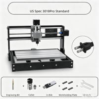 Machine de gravure et de découpe CNC de bureau 3018 Pro pour le bois et l'acrylique