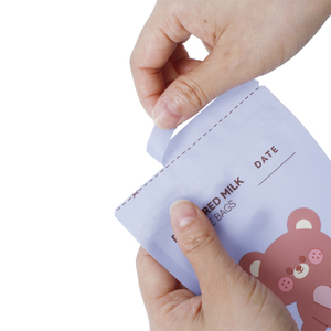 Custom Printing Design Food Grade BPA Free Disposable <strong>Portable</strong> Pre-<strong>sterilised</strong> Leakproof Zipper Milk Powder Storage Bags for Baby - Product Image 2