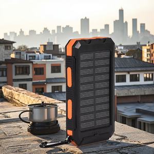 Banco de Energía Solar Multifuncional con Doble USB, 10000 mAh, Cargador Portátil con Linterna y Brújula, Apto para Teléfonos Móviles - Product Image 6