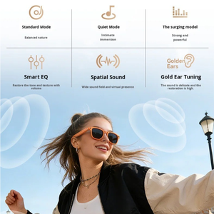 Occhiali Intelligenti X01 con Fotocamera 8 Megapixel, Wi-Fi, Attivazione Vocale, Riproduzione Musicale 4K, Occhiali Intelligenti con Fotocamera AI Wi-Fi e Traduzione - Product Image 3