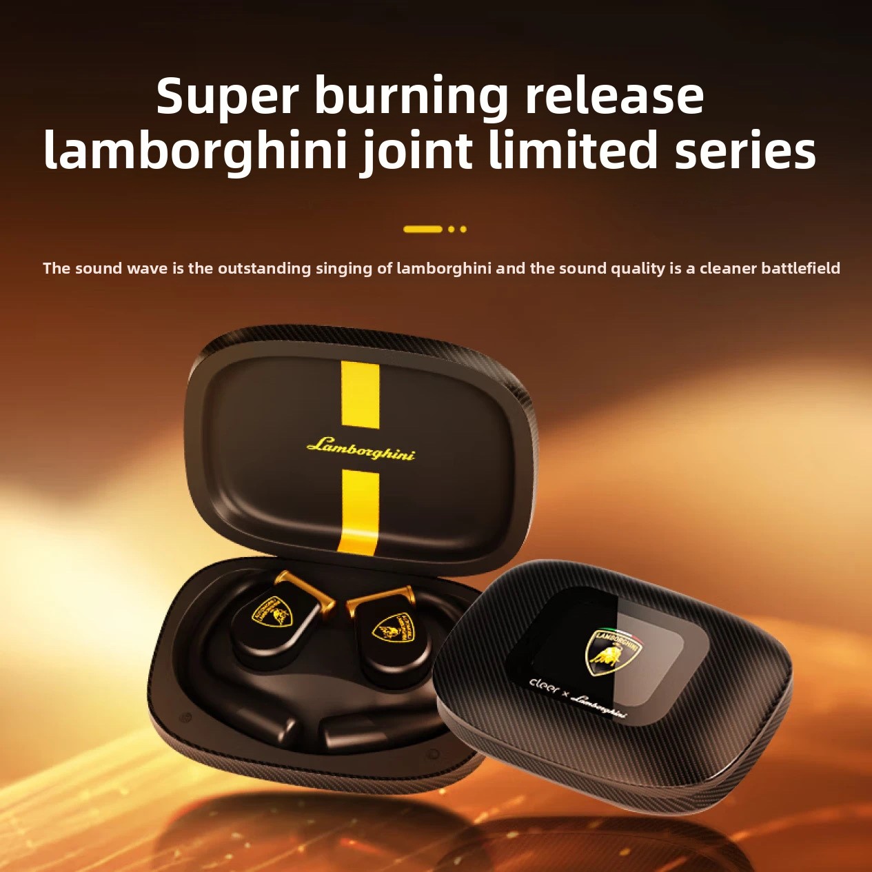 Cleer ARC3 Lamborghini Co-Branded Wireless Headset - 20+ Hours