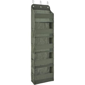 Basics Over The Door <b>Shoe</b> Organizer 6.4 X 54.5 X 14.9 In Dark Grey <b>Hook</b> Type Storage For <b>Shoes</b> Behind Doors - Product Image 1