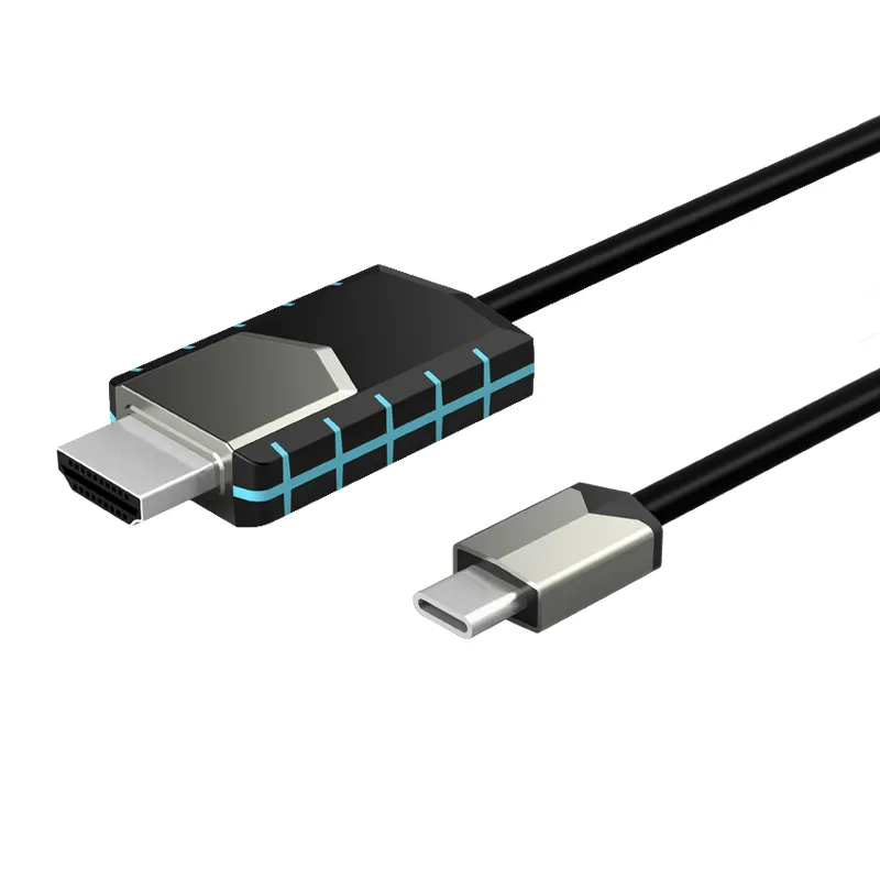 New Technology Usb C Type-c To Hdmi 4k Hd Tv Or Display Output 2m Micro Hdmi To Av Cable