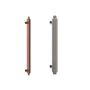 Échangeur de chaleur à ailettes latérales avec pompe et moteur pour la récupération de chaleur des eaux usées de douche, en acier inoxydable, économie d'énergie - Product Image 2