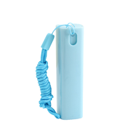 Atomiseur de parfum en plastique portable 10ml carré petit vaporisateur de voyage rechargeable avec scellant à pompe