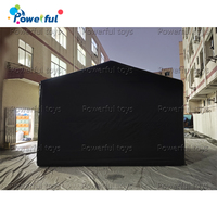 Tente de golf gonflable en PVC pour événements commerciaux et fêtes, avec toit incliné, imperméable