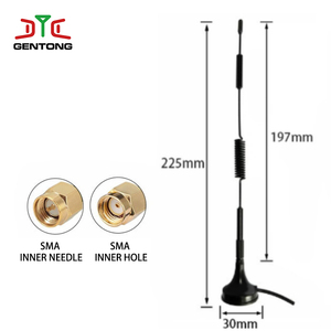 Antenne mobile sans fil extérieure omnidirectionnelle 6dBi verticale <span class=keywords><strong>portable</strong></span> magnétique pour autoradio, performance garantie - Product Image 1