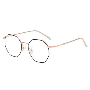 <span class=keywords><strong>Gafas</strong></span> de lectura <span class=keywords><strong>para</strong></span> <span class=keywords><strong>adolescentes</strong></span>, montura de metal, irregulares, Penta, sencillas, THREE HIPPOS - Product Image 4