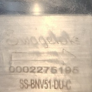 Vanne pour tuyau corrugué Swagelok SS-BNV51-DU-C, équipement d'automatisation industrielle - Product Image 3