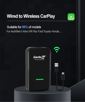 Boîtier Android 2 en 1, adaptateur sans fil CarPlay Android Auto, adaptateur vidéo intelligent pour iPhone, YouTube en voiture
