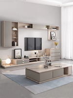 Meuble TV et Table Basse Scandinaves Rétractables Modernes Simples pour Salon (Vente en Gros)