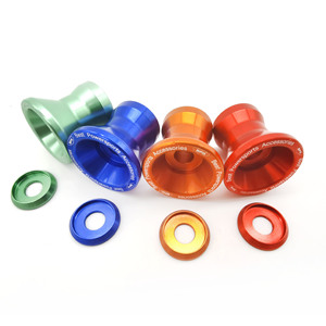 CNC Machined Aluminum Alloy Washers Flat 200mm Diameter Bicycle Decoration Parts Various Colors - Product Image 3
