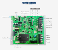 Panneau de commande de compresseur, 50 w, pompe à chaleur, climatiseur, convertisseur Dc, Circuit imprimé pcb