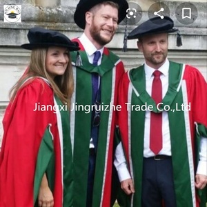 Professor Graduation Robe de doctorat noire et robe de graduation à capuche Robes de graduation de <span class=keywords><strong>professeur</strong></span> - Product Image 3