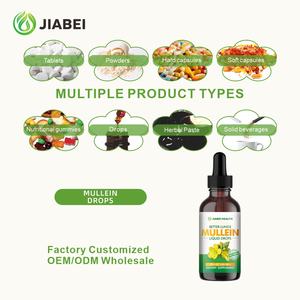 Obat tetes Herbal mulein pabrik kustom suplemen pernapasan meningkatkan kesehatan untuk Ekstrak Tanaman dewasa - Product Image 4
