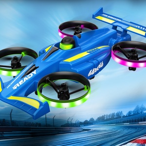 Nouvelle voiture de course tout-terrain 2.4G RC, jouet 2-en-1, design 360° °   Drone Quadricoptère RC avec Lumières LED et Fonction de Vol en Arrière FX11 - Product Image 4