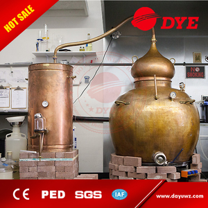 DYE 5L 10L 20L Kupfer topf noch ätherisches Öl noch Destillation maschine Whisky Alembic - Product Image 6