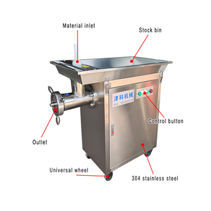 Broyeur à <span class=keywords><strong>viande</strong></span> industriel commercial 500 kg/h en acier inoxydable, <span class=keywords><strong>hachoir</strong></span> à <span class=keywords><strong>viande</strong></span> électrique pour boucherie, restaurant, certifié CE - Product Image 2