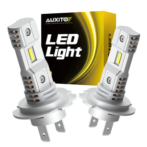 Ampoule de phare LED H7 super lumineuse Q10 H7, ampoule LED 100W 12000Im, homologuée E-Mark DOT, phare LED de voiture - Product Image 1