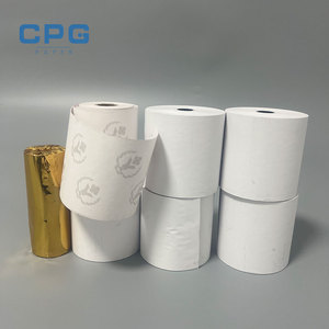 Rouleaux de papier thermique écologiques pour les magasins de proximité 80x80 65gsm sans BPA Impression intégrale Rouleau de papier thermique - Product Image 1