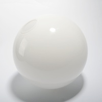 Suspension LED Dimmable Effet Dôme en Verre Opale Blanc, Protection Oculaire, Taille Moyenne, DIY, Intérieur/Extérieur, 4100K
