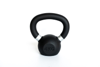 Kettlebell en fonte moulée par gravité avec revêtement en poudre, fabriqué en Chine (Shandong), avec anneau de couleur, gamme de poids de 4 kg à 48 kg, durable et portable pour la musculation