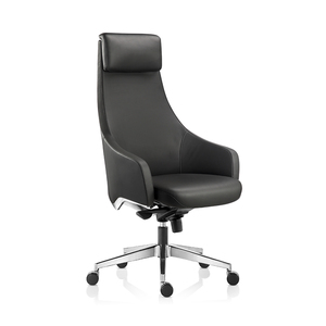 Silla Ejecutiva Moderna, Cómoda, Ergonómica, Reclinable, de Cuero, con Reposabrazos Ajustables, Giratoria, Modelo Borito OL-106 para Relajarse - Product Image 2