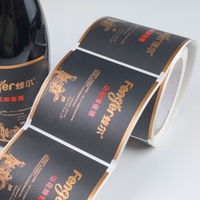 Individuelle Klebeetiketten für Bierflaschen UV-Gedrucktes Logo Selbstveredelndes Honig-Design Personalisierte Lebensmittelbranding für Getränke Klein