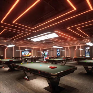 Luminaire LED linéaire en aluminium pour table de <span class=keywords><strong>billard</strong></span>, super lumineux, <span class=keywords><strong>billard</strong></span>, snooker, 1,2*2,4m, luminaire suspendu rectangulaire - Product Image 3