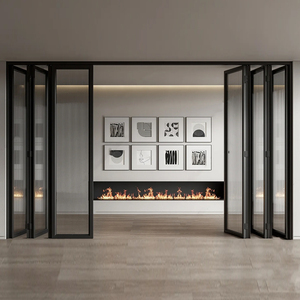 Maplemiles <span class=keywords><strong>Porte</strong></span> pliante extérieure résistante aux ouragans <span class=keywords><strong>Porte</strong></span> pliante en accordéon <span class=keywords><strong>Porte</strong></span> vitrée pliante Patio en aluminium Portes pliantes - Product Image 5