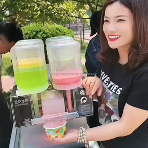 Machine à glace pilée commerciale à 4 saveurs pour les confiseries et les stands de boissons - Product Image 2