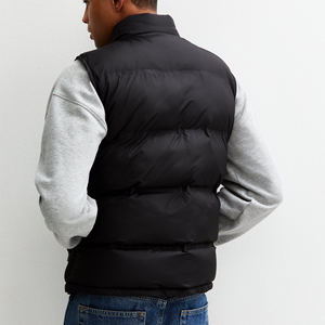 Gilet matelassé <span class=keywords><strong>sans</strong></span> manches coupe régulière coupe-vent pour <span class=keywords><strong>homme</strong></span> – Veste d'hiver très vendue - Product Image 2