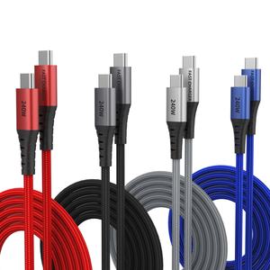 <span class=keywords><strong>Cable</strong></span> USB C a USB C de 240W, Carcasa de Aluminio, Trenzado de Nailon Resistente, Carga Rápida PD 3.1 de 100W, 48V 5A, E-Marker, USB 2.0 de Fábrica - Product Image 2