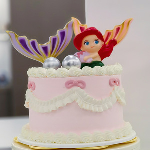 Sous le thème de la mer <span class=keywords><strong>2</strong></span> couleurs queue de sirène Cupcake <span class=keywords><strong>Toppers</strong></span> pour la décoration d'anniversaire des enfants articles de cuisson - Product Image 3