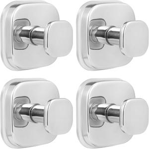 Crochets muraux en acier inoxydable à ventouse puissante, <span class=keywords><strong>sans</strong></span> perçage, pour vêtements, serviettes, manteaux, chapeaux, cuisine - Product Image 5