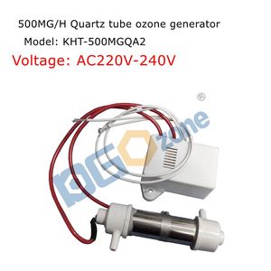Générateur d'ozone à tube de quartz pour bain, sauna, beauté, SPA, eau chaude, désodorisation, hygiène garantie KHT-500MGQ AC110V <span class=keywords><strong>ou</strong></span> AC220V - Product Image 3