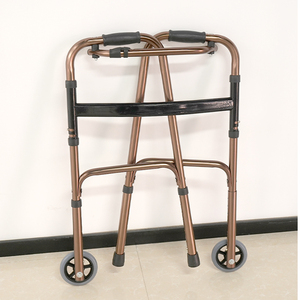 Factory Supply Stainless Steel <strong>Disabled</strong> <strong>Walker</strong> Height Adjustable Foldable <strong>Walker</strong> Rehabilitation Walking Aid for the Elderly - Product Image 3