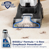 Aspirateur Cyclonique Industriel Humide/Sec TurboClean Vertical pour Tapis et Tissus d'Ameublement – Solution Spéciale Taches Tenaces
