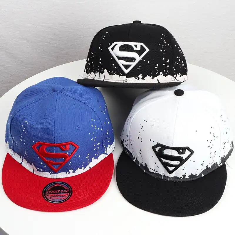 Yüksek kaliteli 3D nakış beyzbol şapkası Snap back Hip Hop komik şoför şapkası çocuklar için