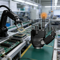 Main robotique éducative industrielle RH56E2, main biomimétique articulée à cinq doigts, main dexterieuse avec 6 degrés de liberté