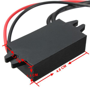 Car Power Converter 12V to 5V 3A Dual <b>USB</b> Type A Fast Charger Cigarette Lighter <b>Plug</b> Step Down Module for Mobile Phone Charging - Product Image 3